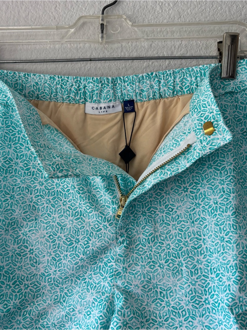 Cabana Life Women's Microfiber Board Swim Short Large UPF 50+ Beach Vacation NWT - Picture 3 of 10